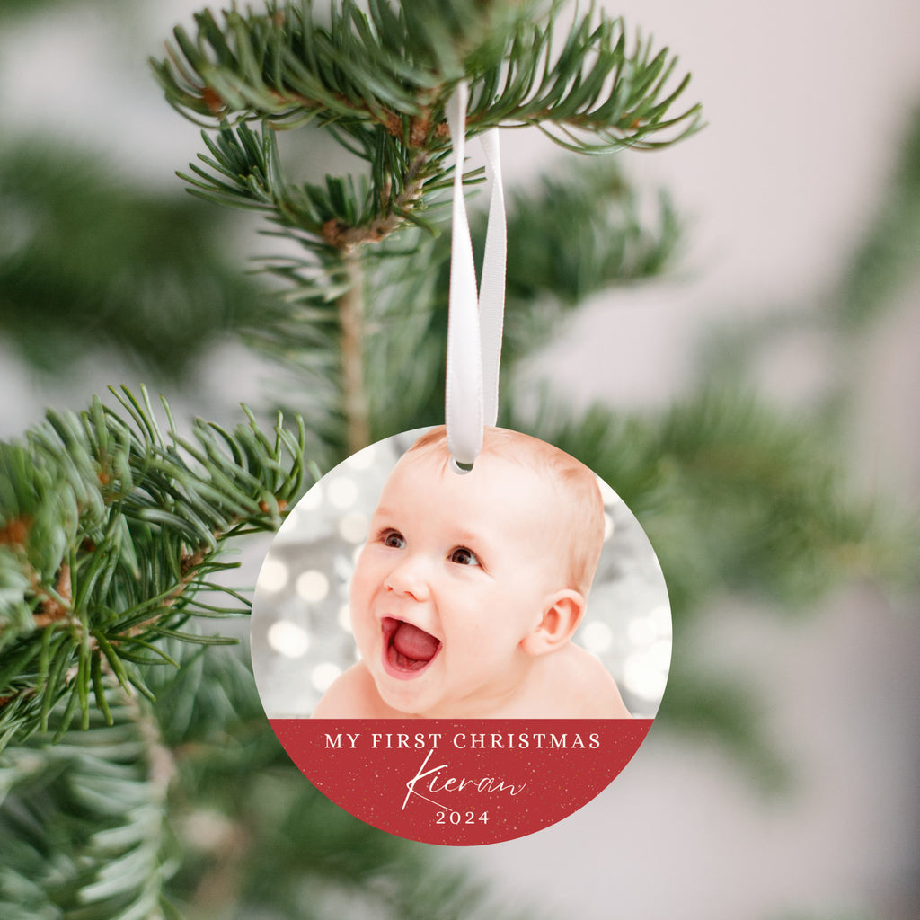Photo Baby’s First Christmas Ornament