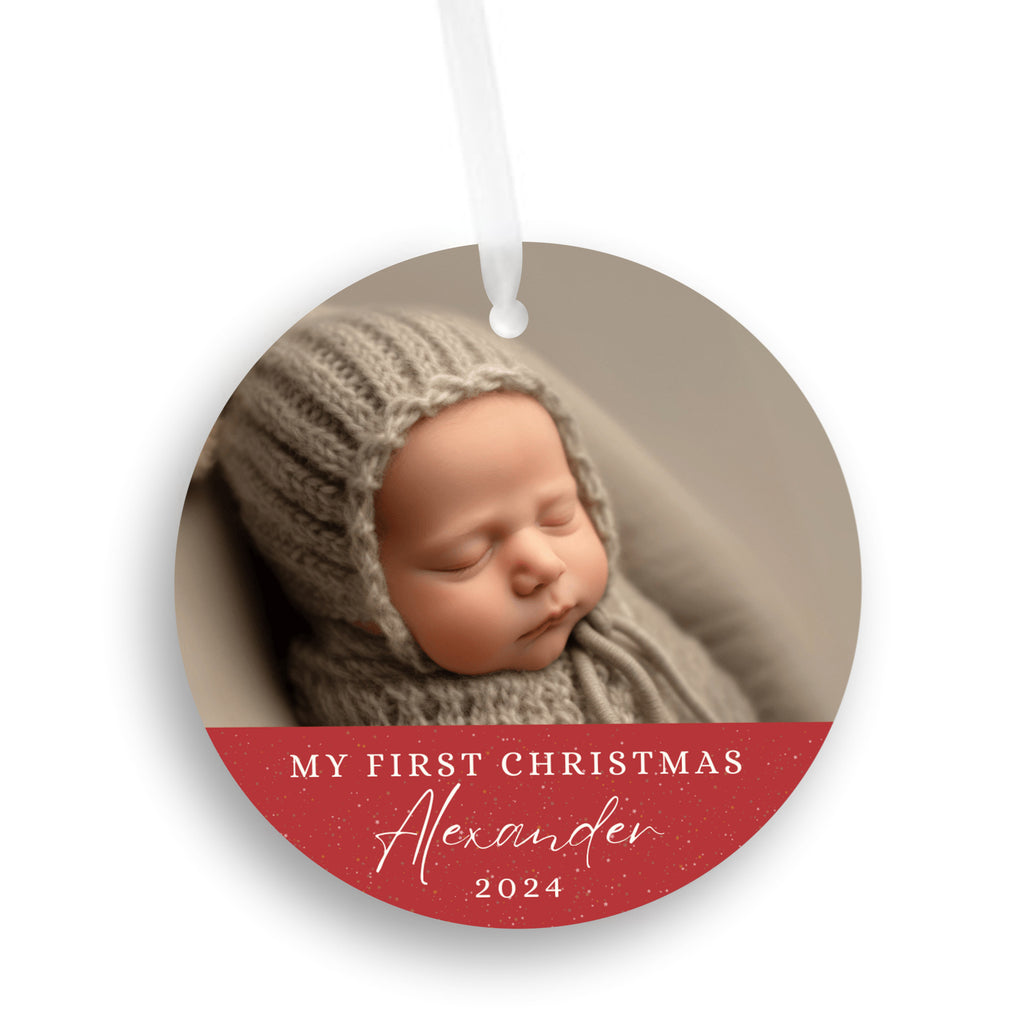 Photo Baby’s First Christmas Ornament