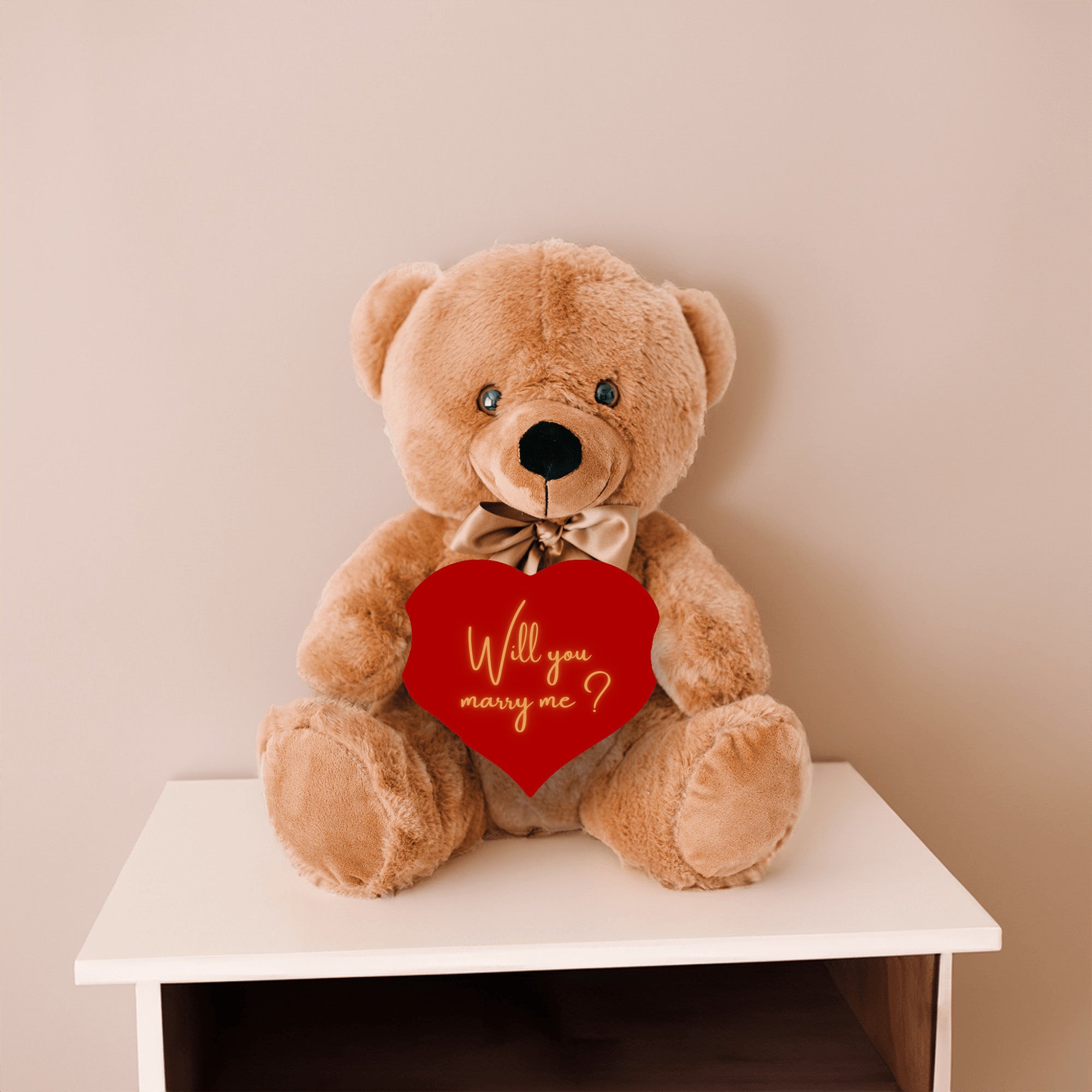 Will You Marry Me Proposal Teddybear