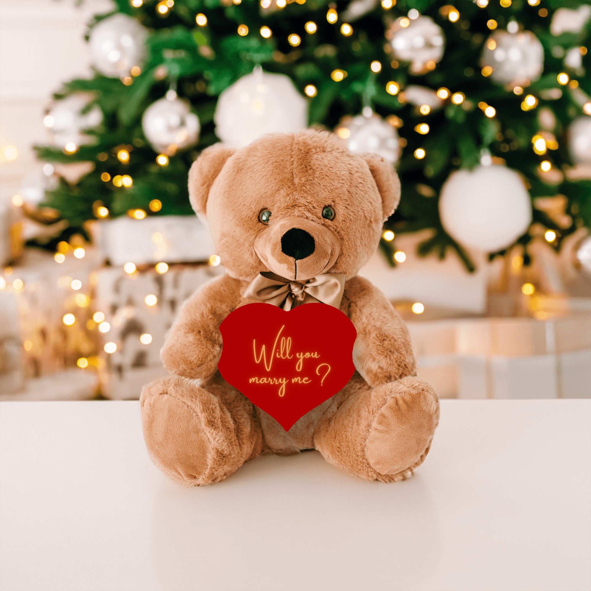 Will You Marry Me Proposal Teddybear