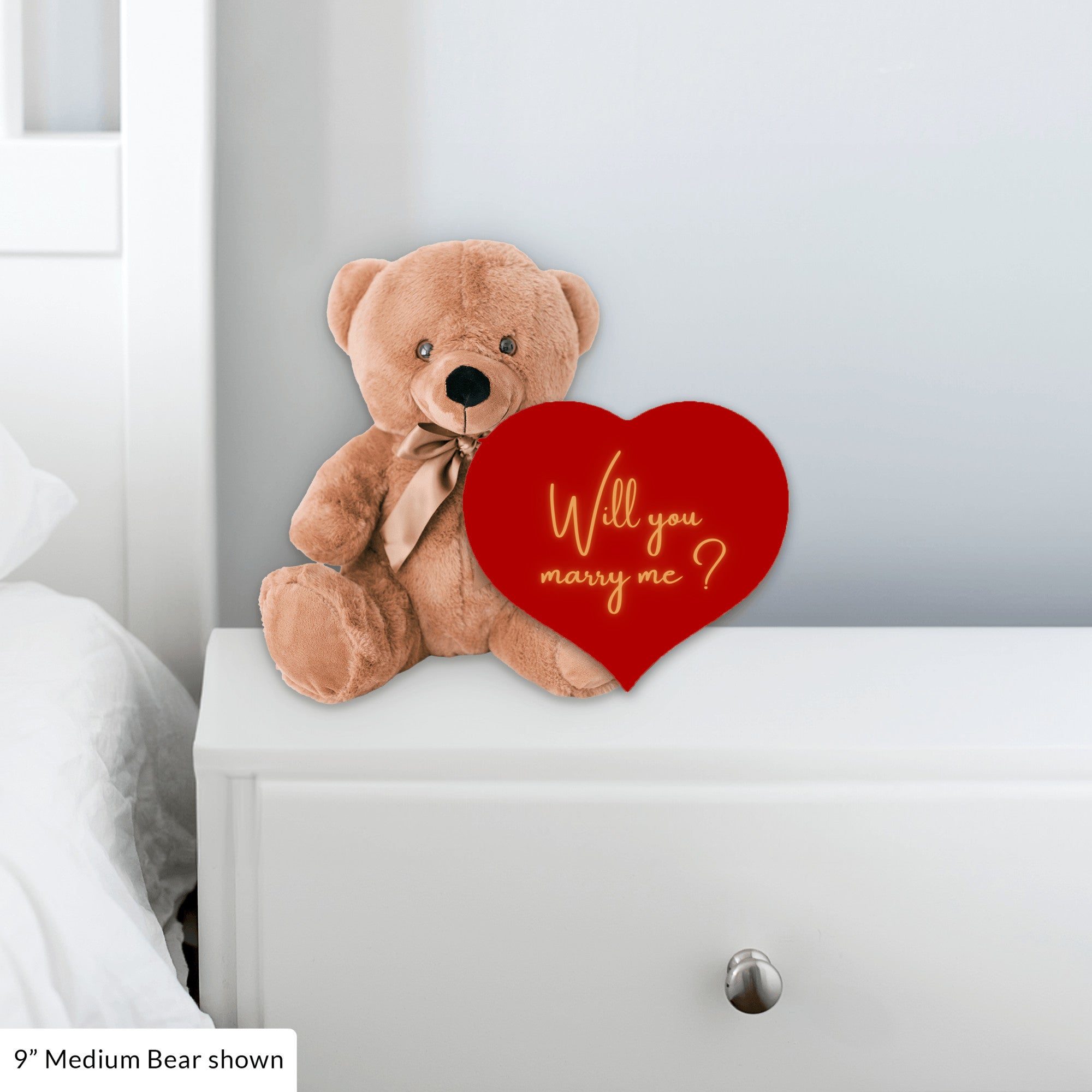 Will You Marry Me Proposal Teddybear