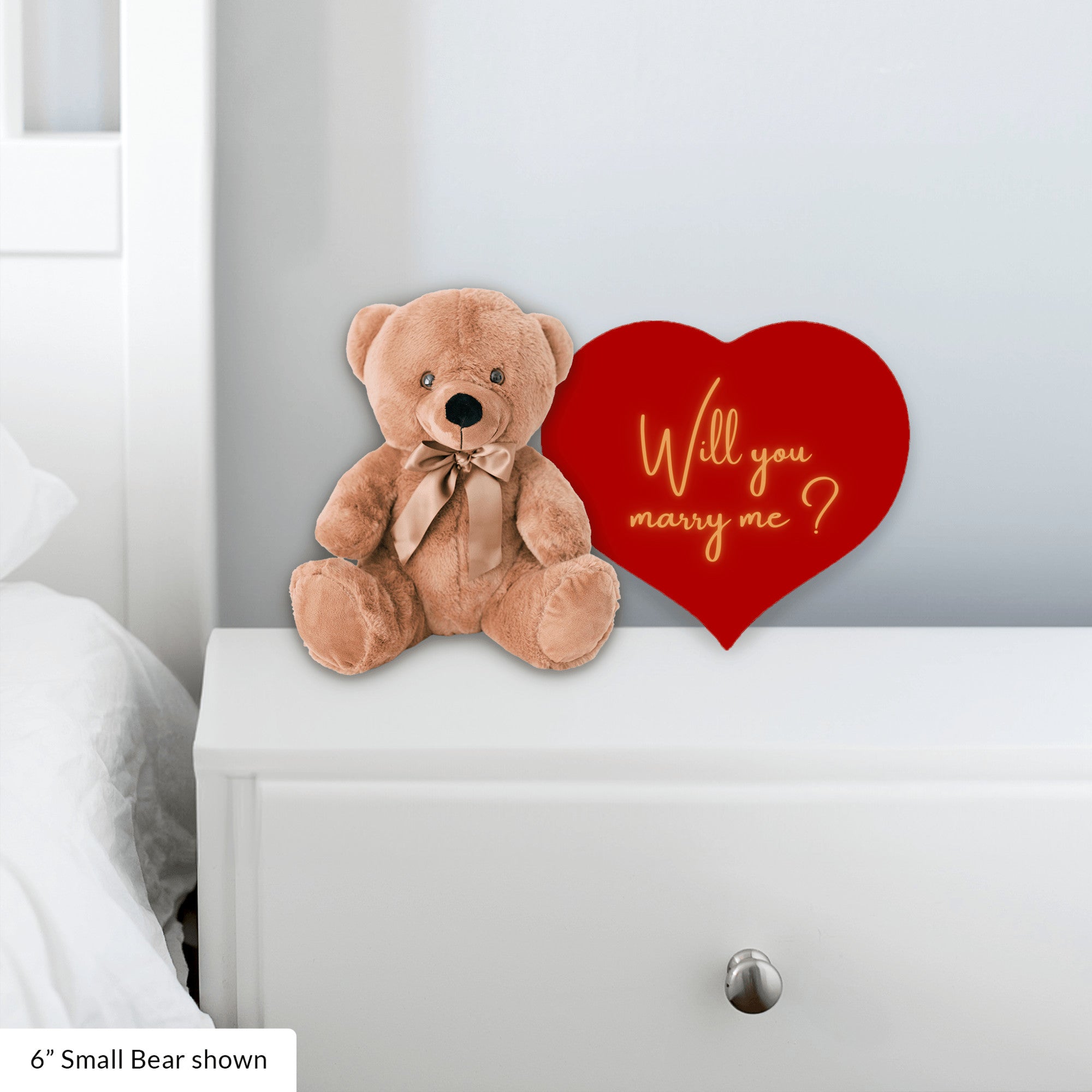 Will You Marry Me Proposal Teddybear