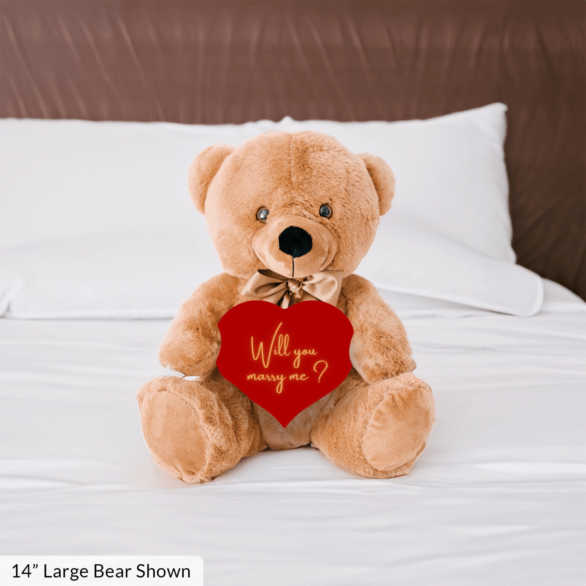 Will You Marry Me Proposal Teddybear