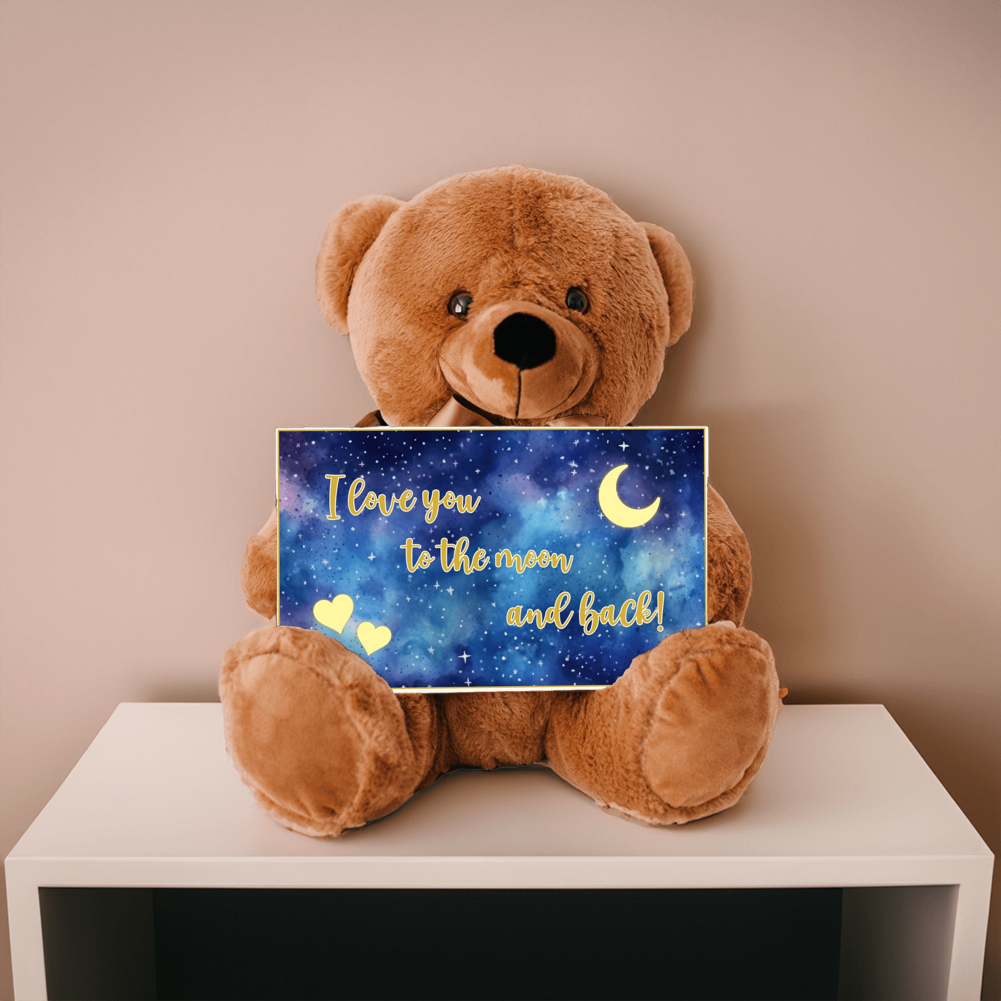 Celestial Themed Romantic Teddy Bear Gift