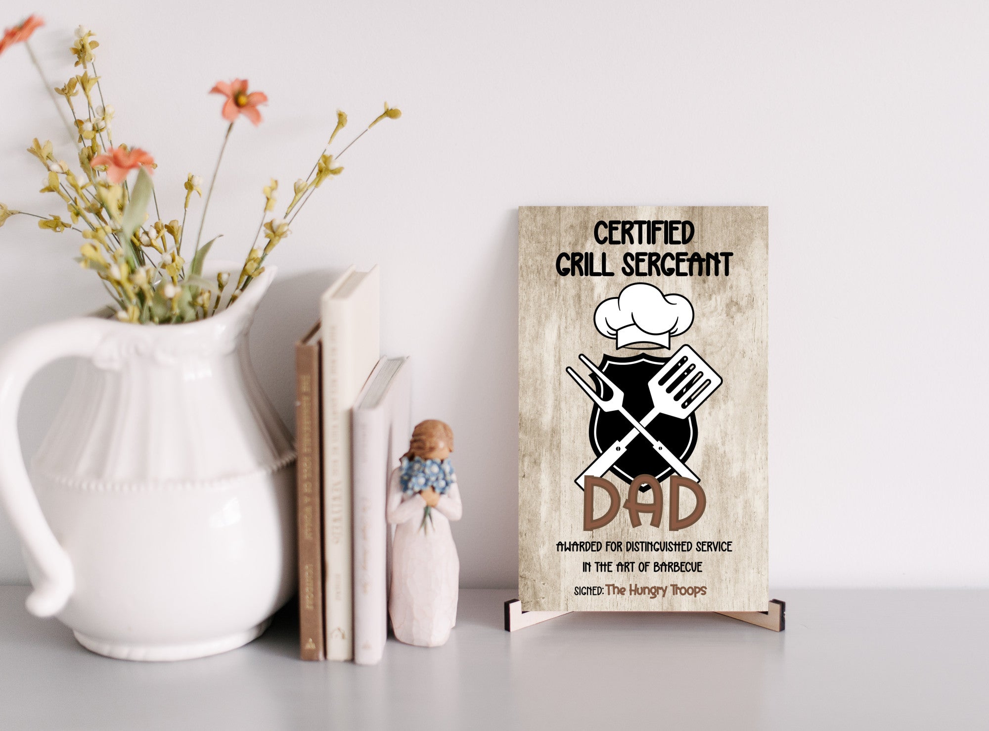 Grill Sergeant BBQ Sign –  For the King of the Grill