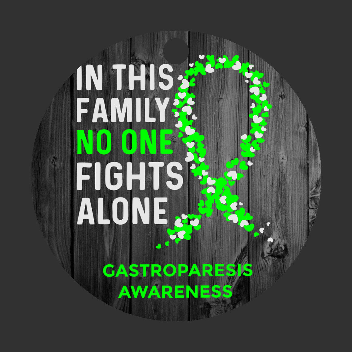 Gastroparesis Christmas Ornament